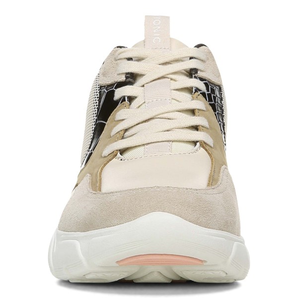 Vionic Trainers Ireland - Aris Lace Up Sneaker Cream - Womens Shoes Online | JQGLF-1285